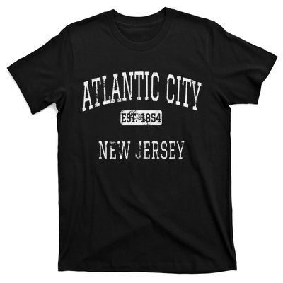 Atlantic City New Jersey Vintage NJ State Retro Sports T-Shirt