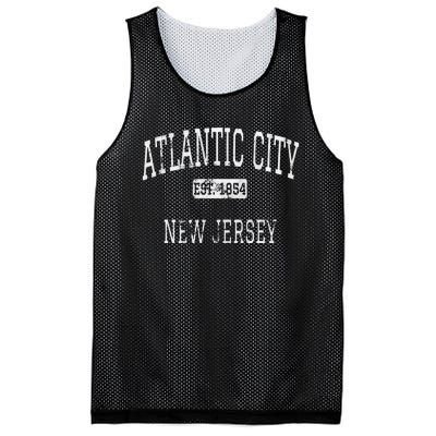 Atlantic City New Jersey Vintage NJ State Retro Sports Mesh Reversible Basketball Jersey Tank