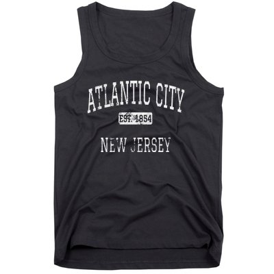 Atlantic City New Jersey Vintage NJ State Retro Sports Tank Top