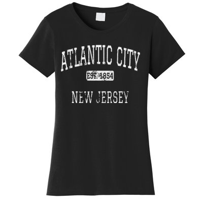 Atlantic City New Jersey Vintage NJ State Retro Sports Women's T-Shirt