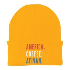 America Coffee Nurse Nursing Health Care Knit Cap Winter Beanie