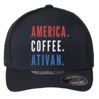 America Coffee Nurse Nursing Health Care Flexfit Unipanel Trucker Cap