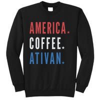 America Coffee Nurse Nursing Health Care Sweatshirt