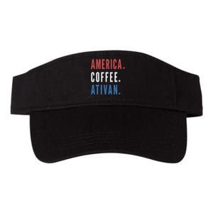 America Coffee Nurse Nursing Health Care Valucap Bio-Washed Visor