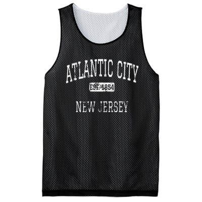 Atlantic City New Jersey Nj Vintage Mesh Reversible Basketball Jersey Tank