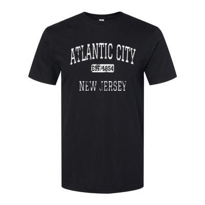 Atlantic City New Jersey Nj Vintage Softstyle® CVC T-Shirt