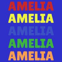 Amelia Colorful Name Stack Pride In Your Name Funny Gift Tall T-Shirt