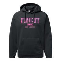 Atlantic City New Jersey Est. 1854 Pride Vintage Performance Fleece Hoodie