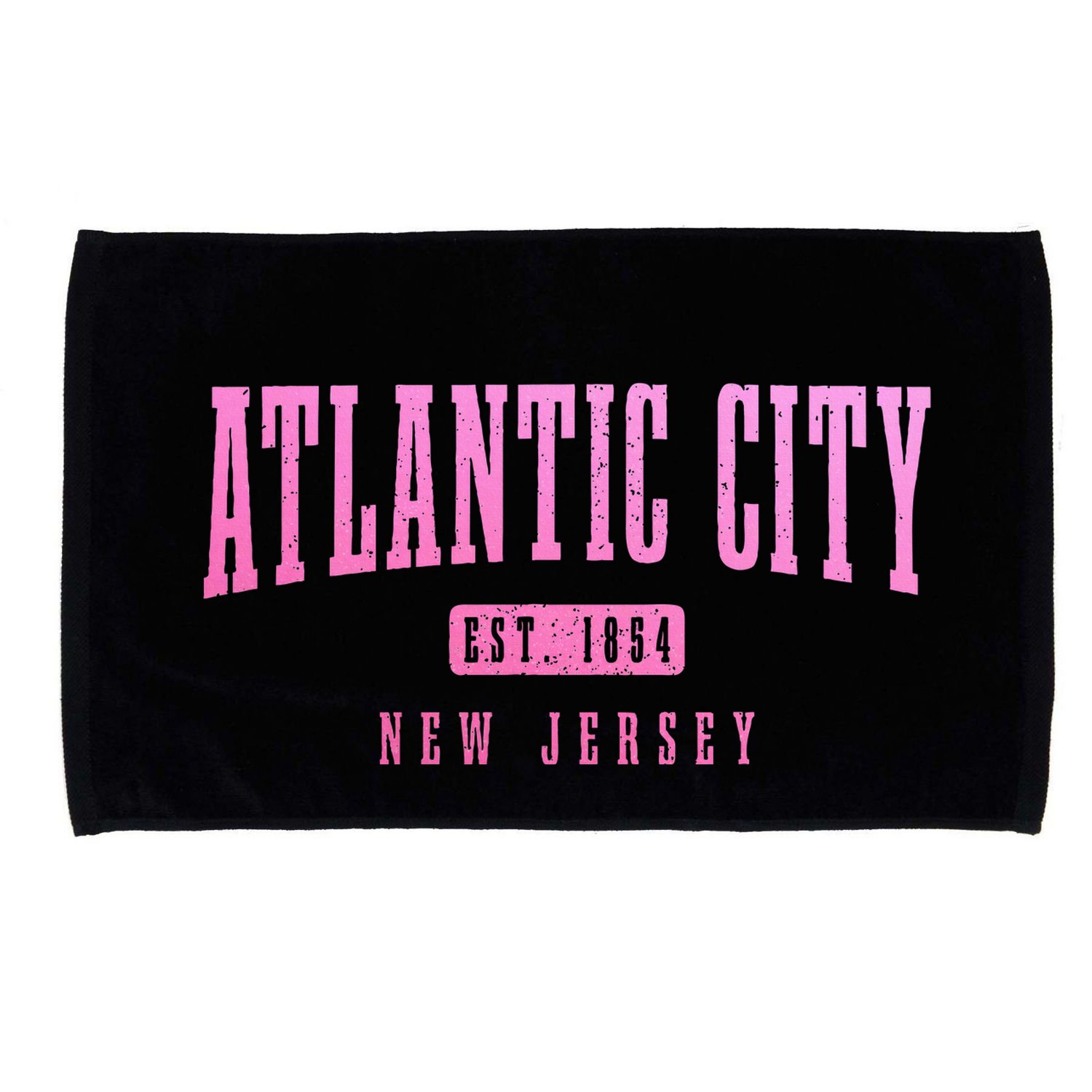 Atlantic City New Jersey Est. 1854 Pride Vintage Microfiber Hand Towel