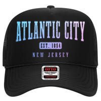 Atlantic City New Jersey Est. 1854 Pride Vintage High Crown Mesh Back Trucker Hat