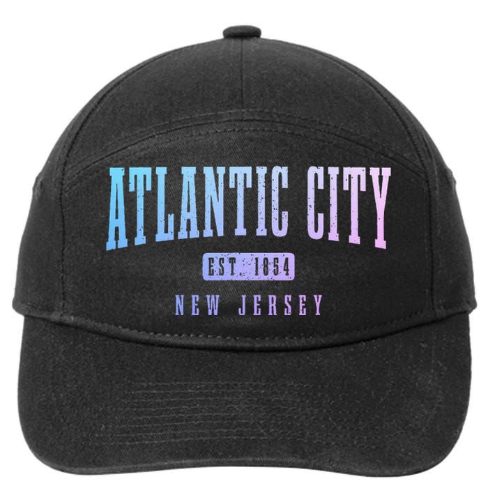 Atlantic City New Jersey Est. 1854 Pride Vintage 7-Panel Snapback Hat