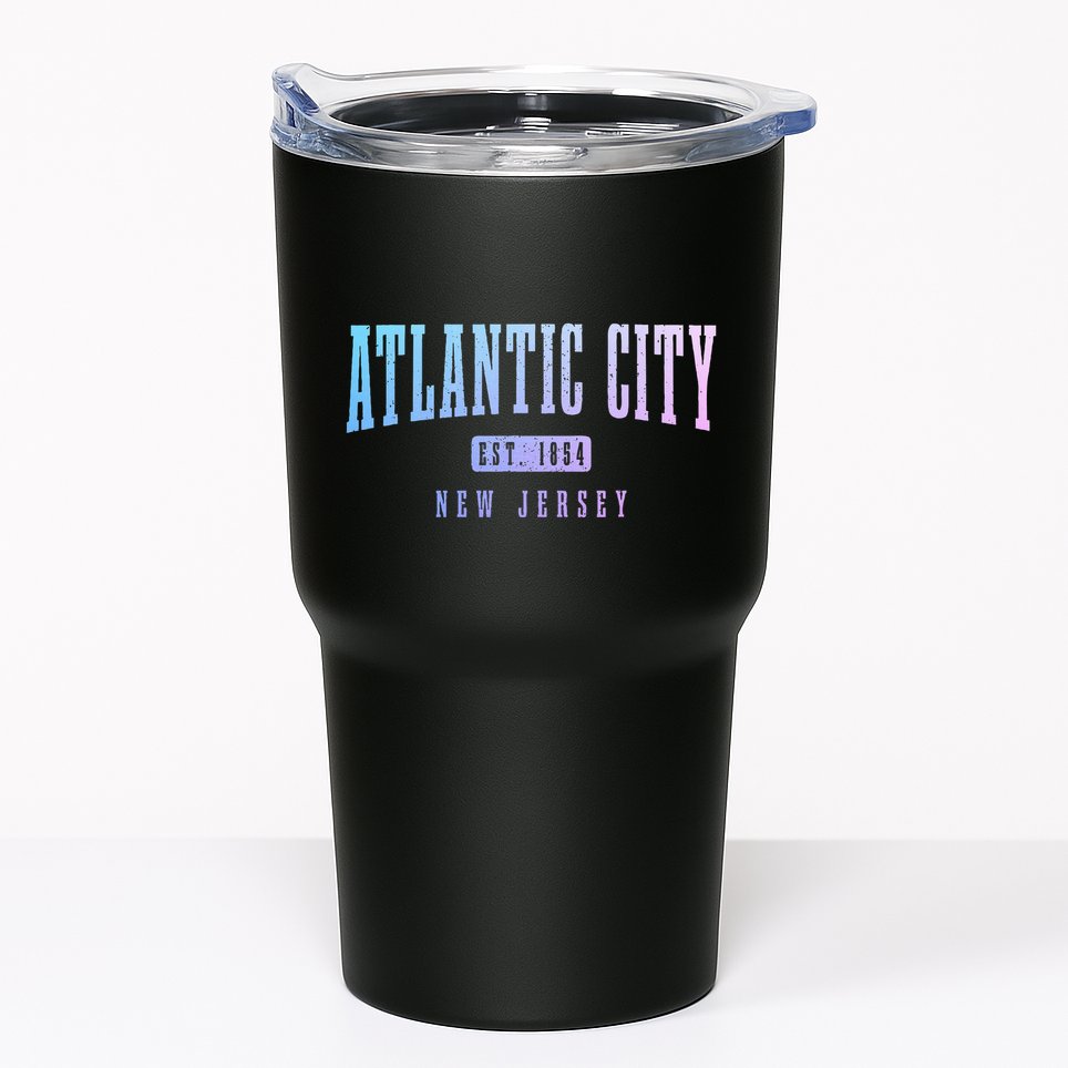 Atlantic City New Jersey Est. 1854 Pride Vintage Tumbler
