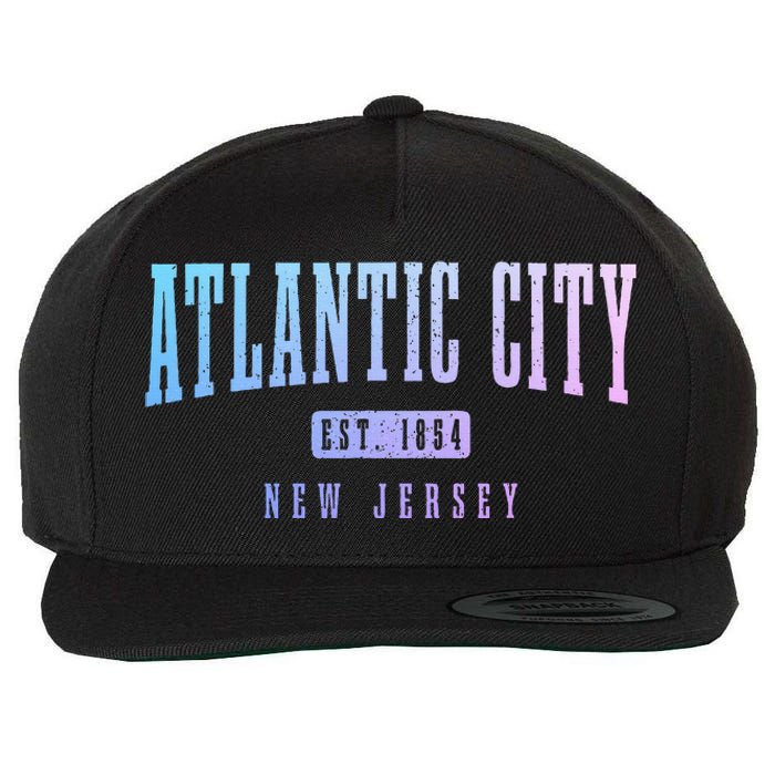 Atlantic City New Jersey Est. 1854 Pride Vintage Wool Snapback Cap