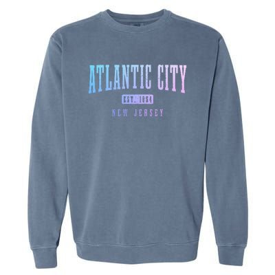 Atlantic City New Jersey Est. 1854 Pride Vintage Garment-Dyed Sweatshirt