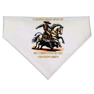 A Charro Never Gives Up USA-Made Doggie Bandana