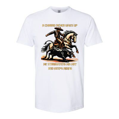 A Charro Never Gives Up Softstyle CVC T-Shirt