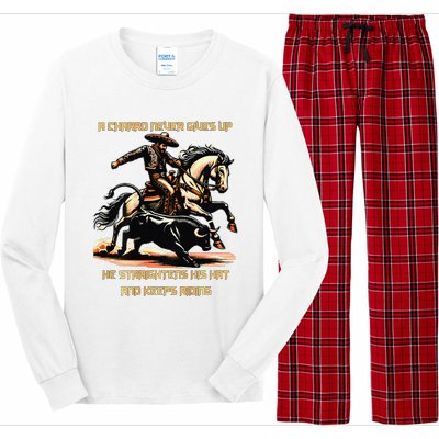 A Charro Never Gives Up Long Sleeve Pajama Set