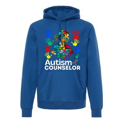 Autism Counselor Navigating Autism T Autism Counseling T Gift Premium Hoodie