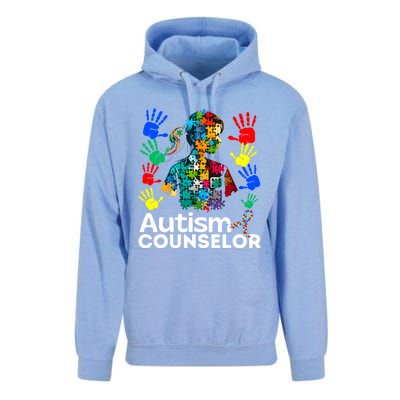 Autism Counselor Navigating Autism T Autism Counseling T Gift Unisex Surf Hoodie