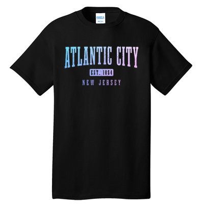 Atlantic City New Jersey Est. 1854 Pride Vintage Tall T-Shirt