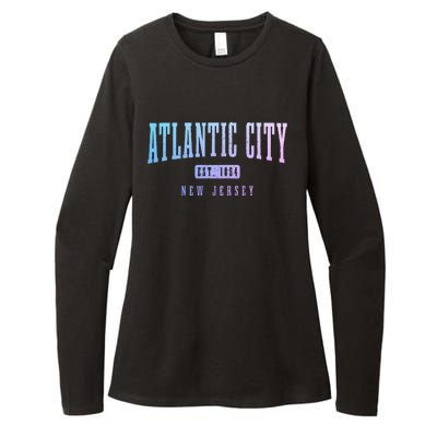 Atlantic City New Jersey Est. 1854 Pride Vintage Womens CVC Long Sleeve Shirt