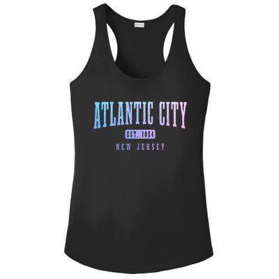 Atlantic City New Jersey Est. 1854 Pride Vintage Ladies PosiCharge Competitor Racerback Tank