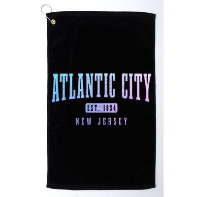 Atlantic City New Jersey Est. 1854 Pride Vintage Platinum Collection Golf Towel