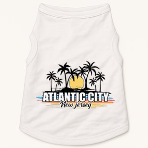 Atlantic City New Jersey Retro Surfing Board Doggie Tank