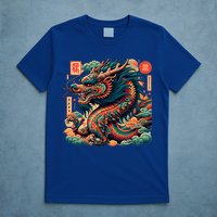 Animated Chinese New Year Dragon 2024  T-Shirt