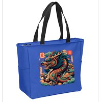 Animated Chinese New Year Dragon 2024  Zip Tote Bag