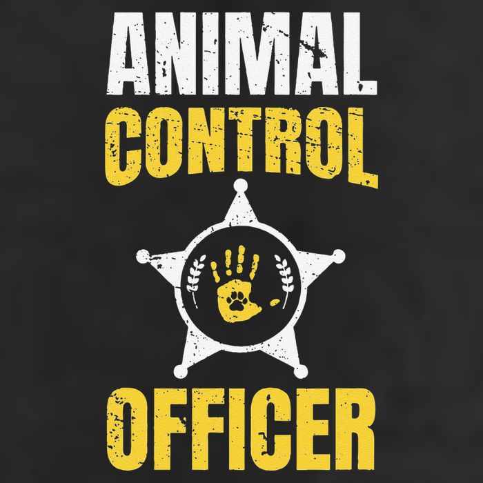Animal Control Officer Animal Catcher 7 Panel Mesh Trucker Snapback Hat