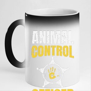 Animal Control Officer Animal Catcher 11oz Black Color Changing Mug