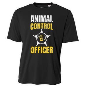 Animal Control Officer Animal Catcher Cooling Performance Crew T-Shirt