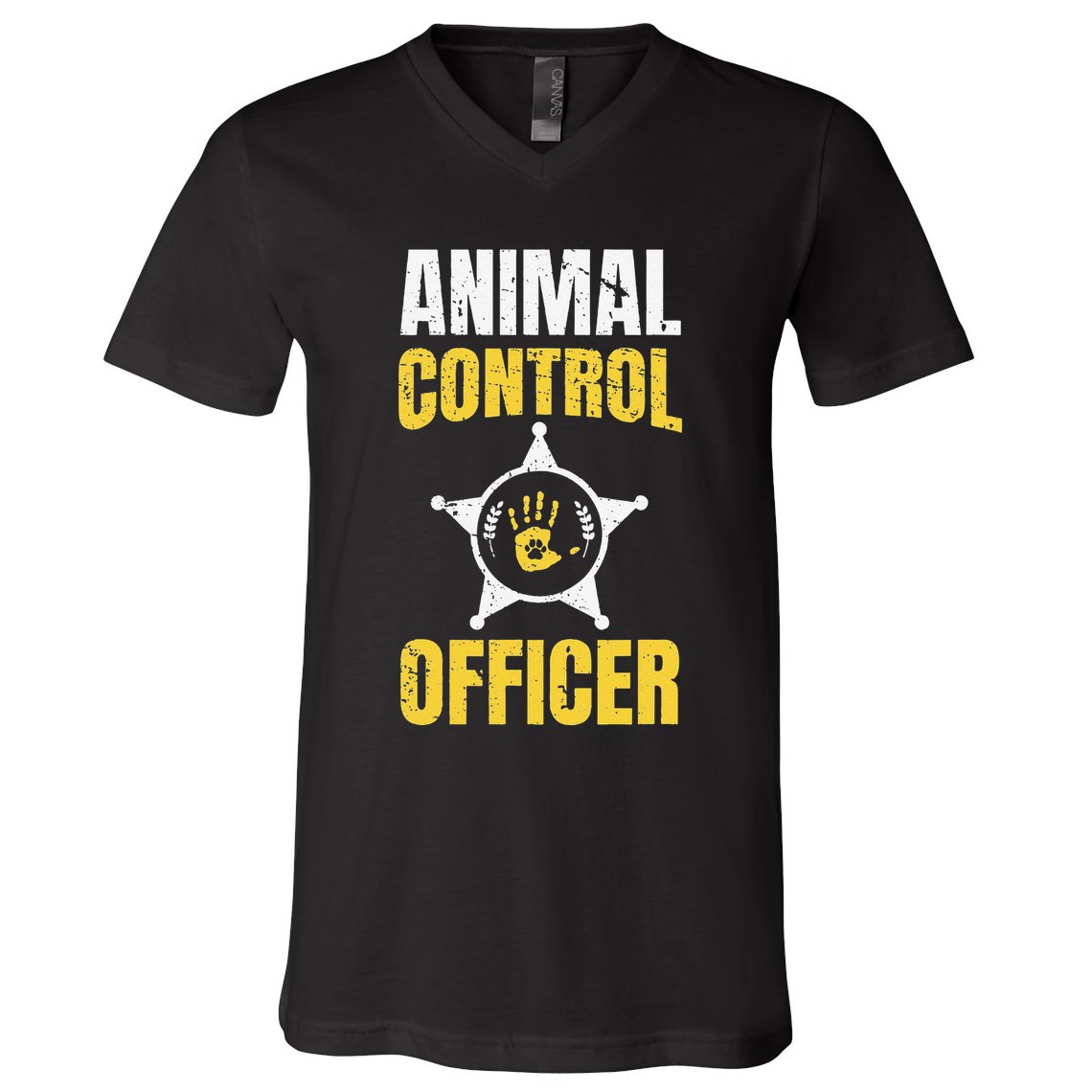 Animal Control Officer Animal Catcher V-Neck T-Shirt