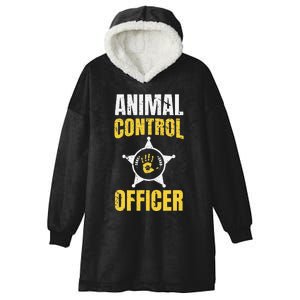 Animal Control Officer Animal Catcher Hooded Wearable Blanket