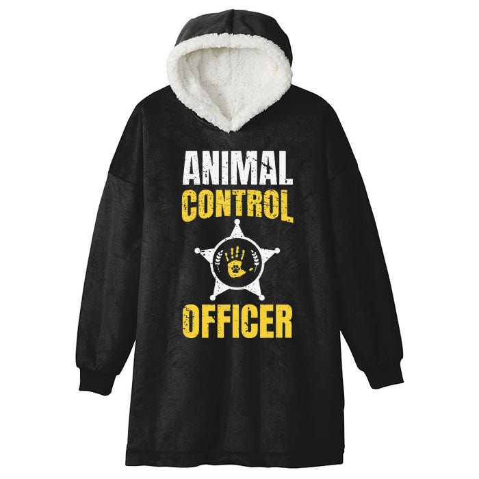 Animal Control Officer Animal Catcher Hooded Wearable Blanket