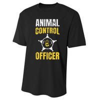 Animal Control Officer Animal Catcher Performance Sprint T-Shirt