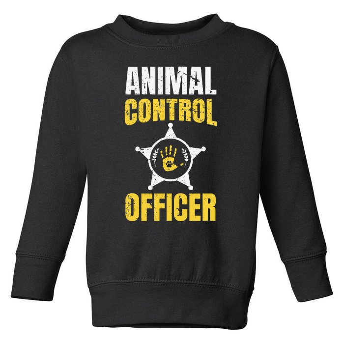 Animal Control Officer Animal Catcher Toddler Sweatshirt