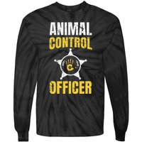 Animal Control Officer Animal Catcher Tie-Dye Long Sleeve Shirt