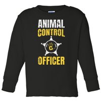 Animal Control Officer Animal Catcher Toddler Long Sleeve Shirt