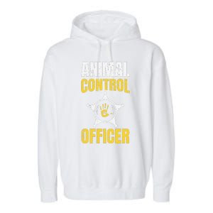 Animal Control Officer Animal Catcher Garment-Dyed Fleece Hoodie