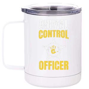 Animal Control Officer Animal Catcher 12 oz Stainless Steel Tumbler Cup