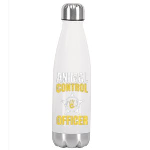 Animal Control Officer Animal Catcher Stainless Steel Insulated Water Bottle