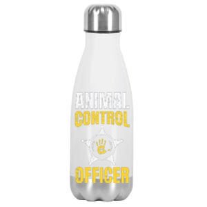 Animal Control Officer Animal Catcher Stainless Steel Insulated Water Bottle