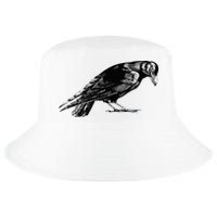 Antique Crow or Raven Cool Comfort Performance Bucket Hat