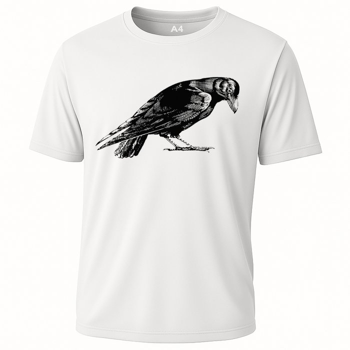 Antique Crow or Raven Cooling Performance Crew T-Shirt