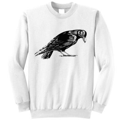 Antique Crow or Raven Sweatshirt