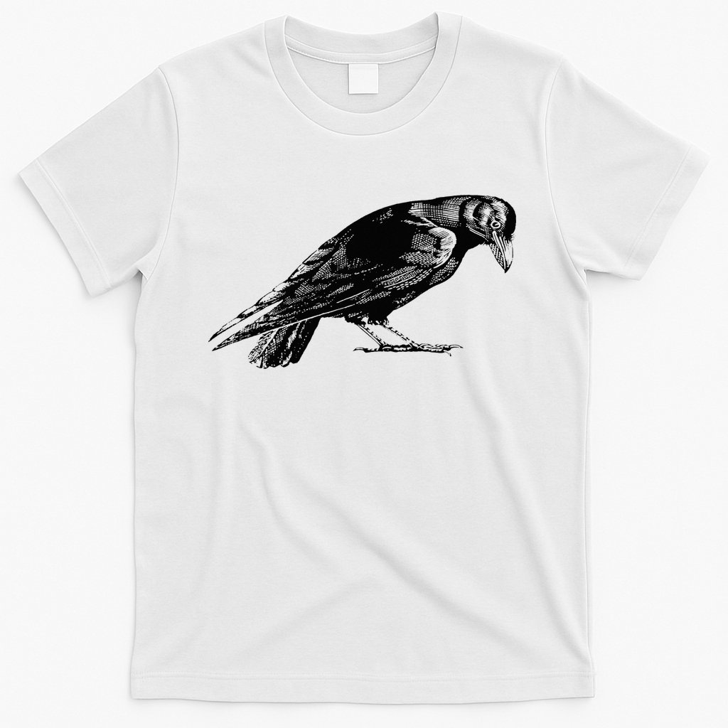 Antique Crow or Raven T-Shirt