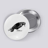 Antique Crow or Raven Button