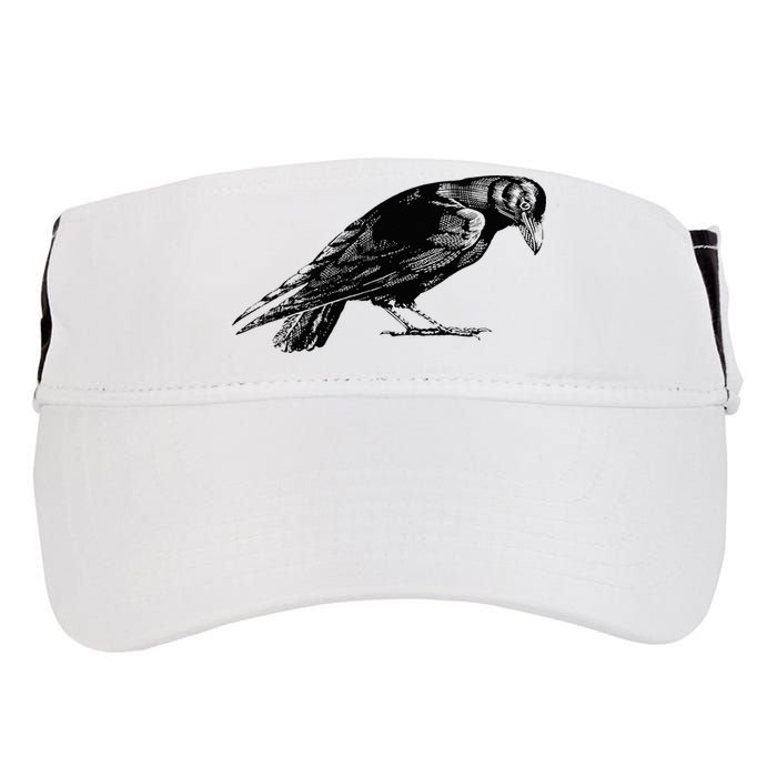 Antique Crow or Raven Adult Drive Performance Visor